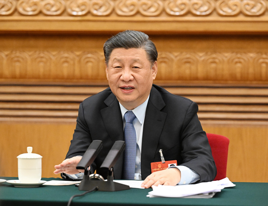 （兩會受權發布）習近平在參加江蘇代表團審議時強調 牢牢把握高質量發展這個首要任務